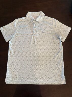 Vineyard Vines Boys Short Sleeve Polo – Size Large